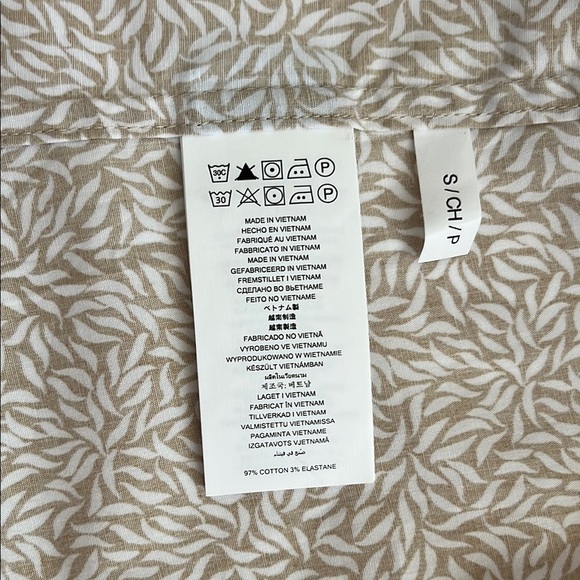 Michael Kors Tan Casual Button Down Shirt - Picture 8 of 11